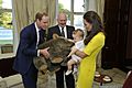 Prince George of Cambridge with wombat plush toy (crop)