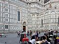 Restaurant in the Piazza del Duomo, Florence, Italy