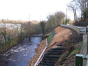 Riverbank Repairs near Middlewood Tavern - geograph.org.uk - 1082979