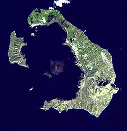 Santorini Landsat