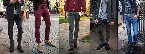 Skinny jeans street style à Strasbourg octobre 2013