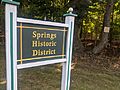 Springs Historic District sign 092104