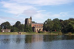 St. Chad's Church and Stowe Pool - geograph.org.uk - 121236