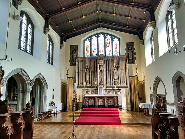 St Augustine's Abbey, Chilworth, interior (2)