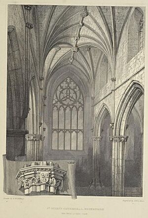 St Giles Cathedral, the Choir looking East 1852