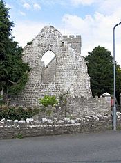 St Illtud, Llantwit Major, Glamorgan, Wales - ruin at west end - geograph.org.uk - 544770