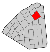 Map highlighting Stockholm's location within St. Lawrence County.