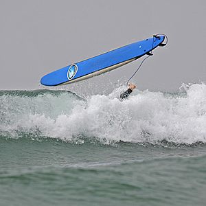 Surf board leash