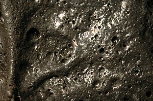 Tachylite from Lava Tube of Kilauea volcano in Hawaii