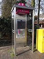 Telephone box with internet access
