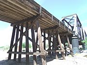 Tempe-Southern Pacific Railroad Bridge Wooden Trestles-1912