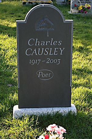 The Grave of Charles Causley in St Thomas Churchyard - geograph.org.uk - 323515