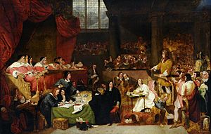 The Trial of William Lord Russell in 1683 by GH - Ferens Art Gallery