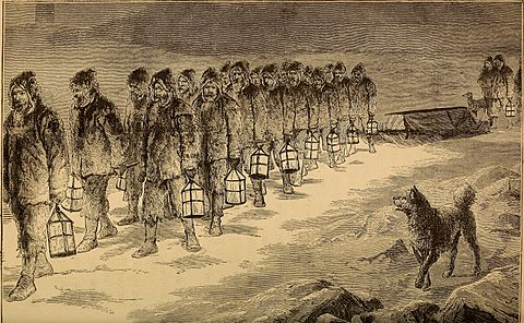 The funeral of Captain Charles Francis Hall