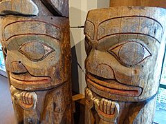 Totem Poles - Museum of Northern British Columbia - Prince Rupert - British Columbia - Canada