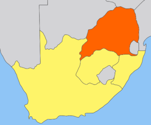 Transvaal map