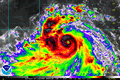 Typhoon Rammasun 2014 making landfall