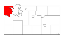 Location of Union within Eau Claire County