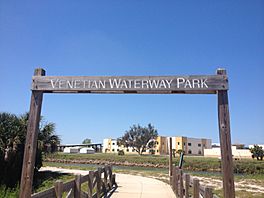 Venetian Waterway Park entrance.JPG