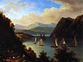 Victor DeGrailly-Anthonys Nose on Hudson c1845