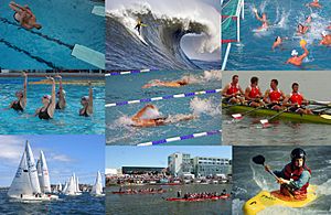 Water sports composite