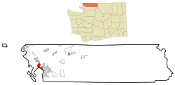 Location of Marietta-Alderwood, Washington