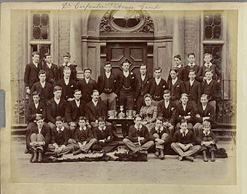 3rd row, 4th from right - Alan Cecil Lupton 1891 Eton