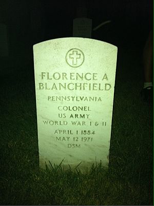 ANCExplorer Florence A. Blanchfield grave