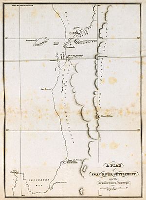 A Plan of Swan River Settlement and Surrounding Country