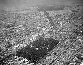 Alameda Central 20th century. Mexico City