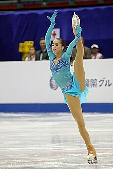 Alina Zagitova at the Junior World Championships 2017 - Short program 10
