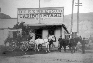 BC Express stage at Ashcroft
