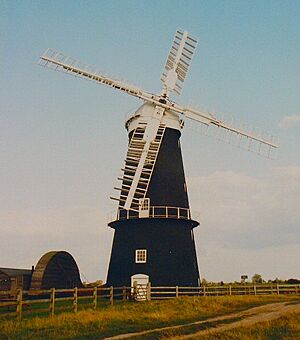 Berney Arms with sails