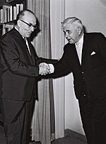Bjarni Benediktsson and Levi Eshkol 1964
