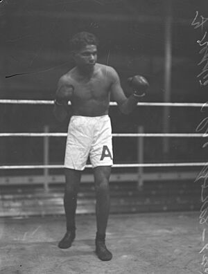 Boxer Freddie Clay , Brisbane 1950