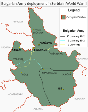 Bulgarian Army deployment in occupied Serbia in World War II 2
