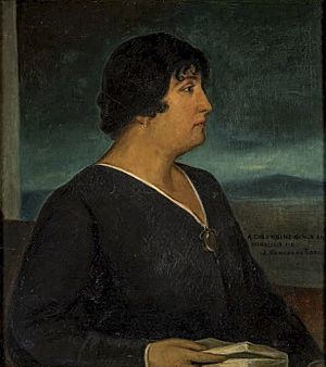 Carmen de Burgos by Julio Romero de Torres