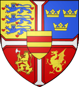 Christian I of Denmark Coat of Arms 1457-1460.svg