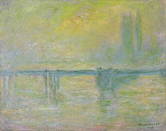 Claude Monet - Charing Cross Bridge, Fog