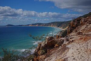 Coastline at Rainbow Beach