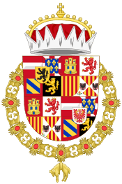 Coat of Arms of Archduke Ferdinand of Austria, Infante of Spain.svg