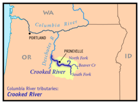 Crooked River Map