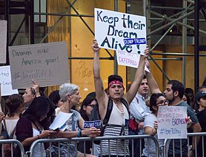 DACA protest at Trump Tower (52703)