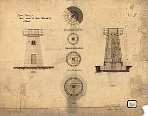 Dent Island and Cape Cleveland Lighthouses - Tower, 1878