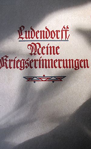 Erich Ludendorff - Meine Kriegserinnerungen - Ernst Mittler und Sohn - Berlin 1919 - Bild 001