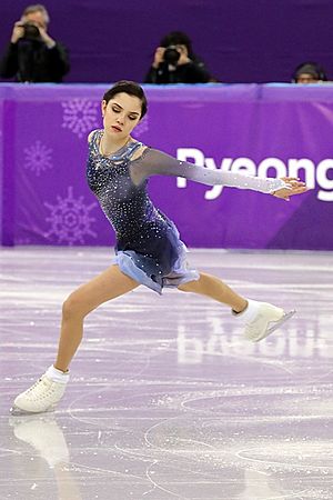 Evgenia Medvedeva at the 2018 Winter Olympic Games - Short program 04