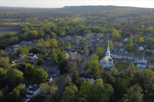 Farmington, Connecticut by drone, May 2020