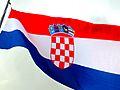 Flag of Croatia in Dubrovnik