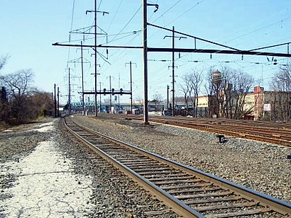 Frankford Junction station remains, March 2010.jpg