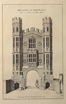 Gate at Whitehall from Vetusta monumenta (Vol.1, 1826)